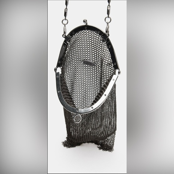 ❗️LAST CHANCE❗️ITEM WILL BE REMOVED SOON❗️ZARA Silver Mesh Evening Bag